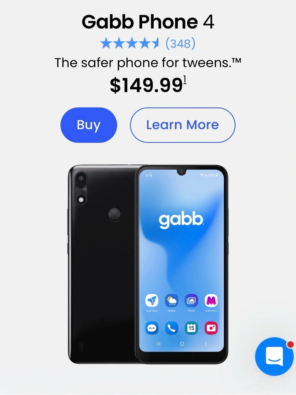 Gabb Smartphone — Black